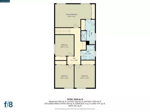 Floorplan - 2942 Miller Dr, Fairfield, CA 94534 photo 3 of 4