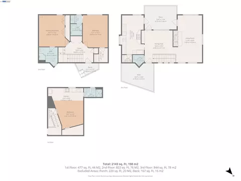 Floorplan - 7360 Claremont Ave, Berkeley, CA 94705 photo 1 of 1