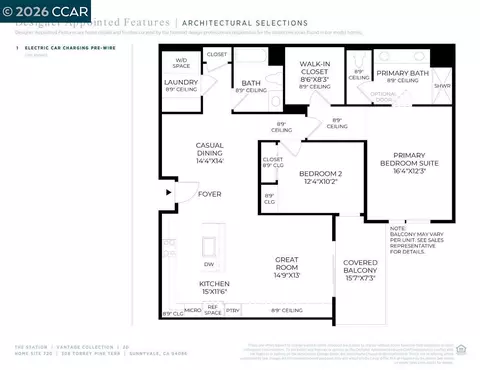 Floorplan - 308 Torrey Pine Ter #720, Sunnyvale, CA 94086 photo 1 of 1