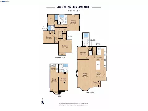 Floorplan - 483 Boynton Ave, Berkeley, CA 94707 photo 1 of 1