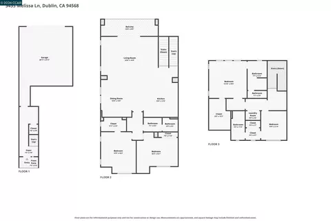 Floorplan - 5453 Melissa Ln, Dublin, CA 94568 photo 1 of 4