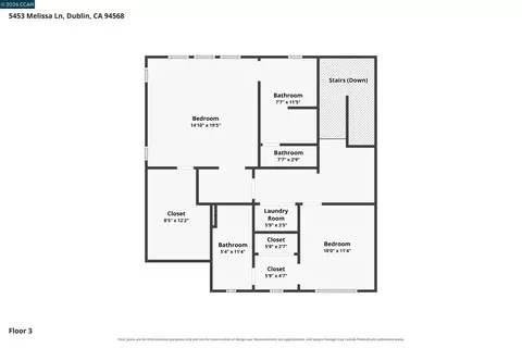 Floorplan - 5453 Melissa Ln, Dublin, CA 94568 photo 4 of 4