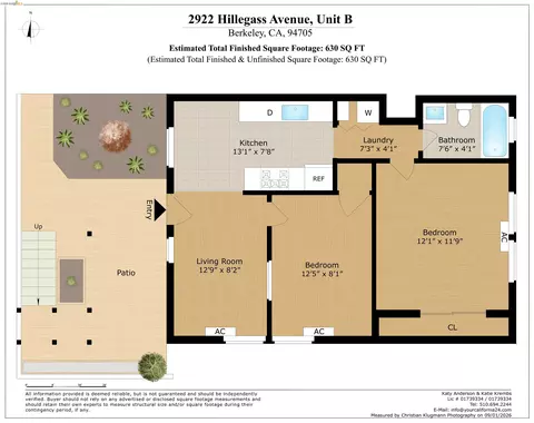 Floorplan - 2922 Hillegass Ave #B, Berkeley, CA 94705 photo 1 of 1