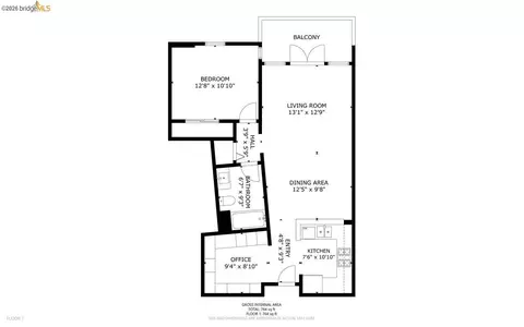 Floorplan - 200 2nd St #403, Oakland, CA 94607 photo 1 of 1