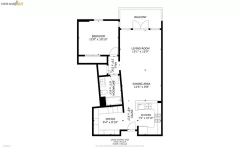 Floorplan - 200 2nd St #403, Oakland, CA 94607 photo 1 of 1