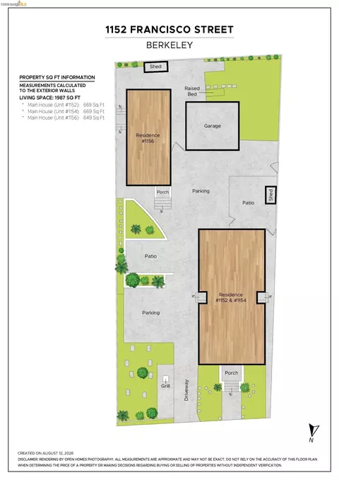 Floorplan - 1152 Francisco St, Berkeley, CA 94702 photo 2 of 2