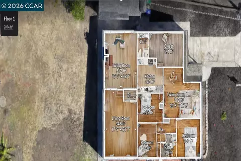 Floorplan - 608 Sonoma Ave, Rodeo, CA 94572 photo 1 of 1