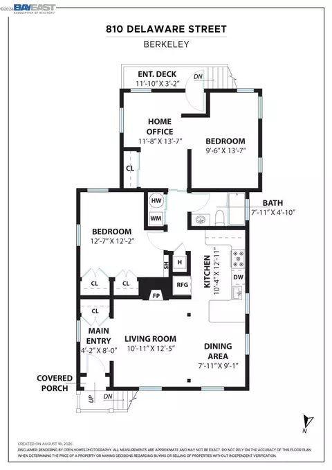 Floorplan - 800 Delaware St #1020, Berkeley, CA 94710 photo 1 of 1