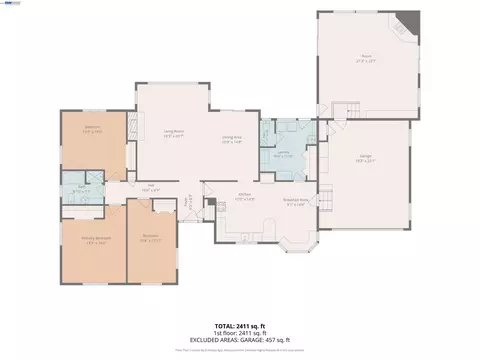 Floorplan - 4618 Ewing Rd, Castro Valley, CA 94546 photo 1 of 1