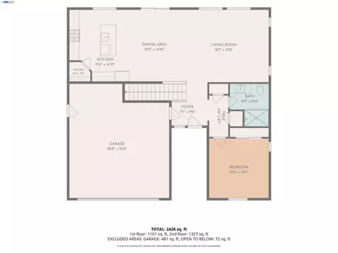Floorplan - 2722 Cowell Rd, Concord, CA 94518 photo 1 of 2