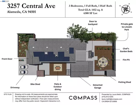 Floorplan - 3257 Central Ave, Alameda, CA 94501 photo 2 of 2