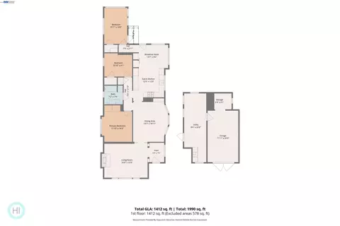 Floorplan - 3257 Central Ave, Alameda, CA 94501 photo 1 of 2