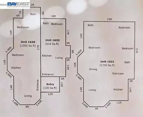 Floorplan - 1631 Linden St, Oakland, CA 94607 photo 1 of 1