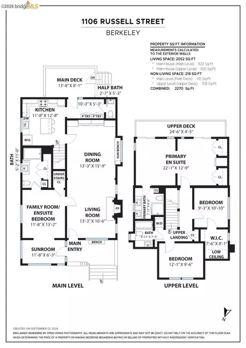 Floorplan - 1106 Russell St, Berkeley, CA 94702 photo 1 of 1