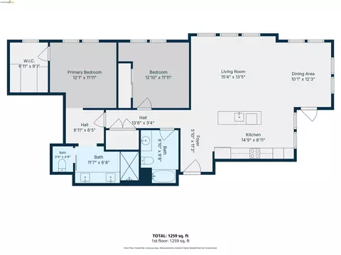 Floorplan - 2875 Tradewind Dr, Alameda, CA 94501 photo 1 of 1