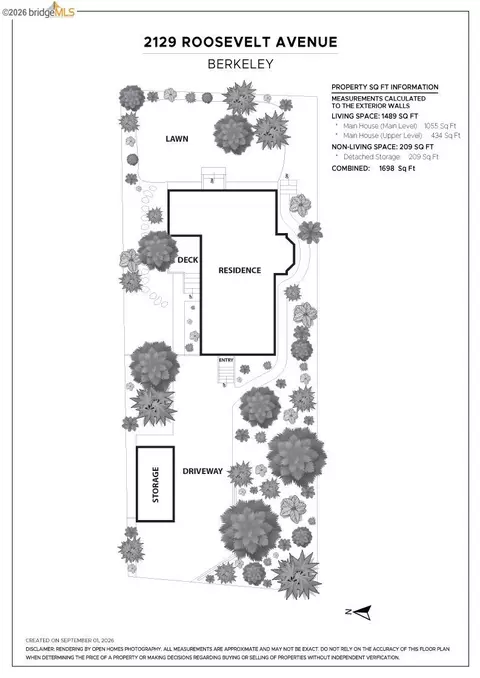 Floorplan - 2129 Roosevelt Ave, Berkeley, CA 94703 photo 2 of 2