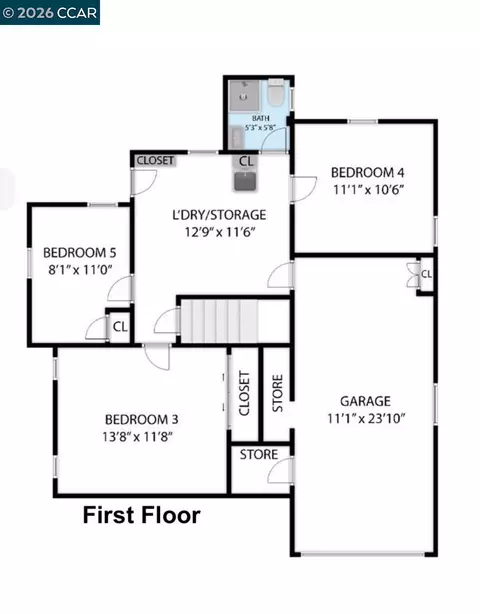 Floorplan - 161 Viewmont Ave, Vallejo, CA 94590 photo 2 of 2