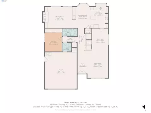 Floorplan - 19491 Edwin Markham, Castro Valley, CA 94552 photo 1 of 2
