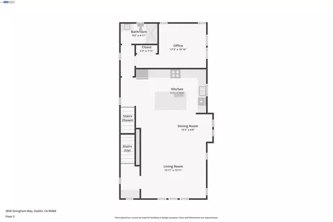 Floorplan - 2836 Stringham Way, Dublin, CA 94568 photo 2 of 4