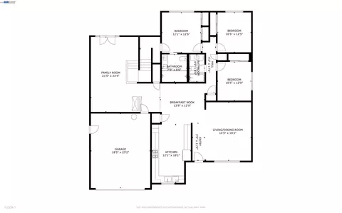 Floorplan - 5290 Crestline Way, Pleasanton, CA 94566 photo 1 of 3