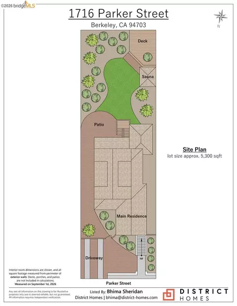 Floorplan - 1716 Parker St, Berkeley, CA 94703 photo 2 of 2