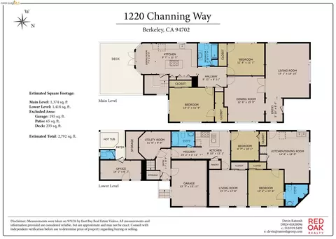 Floorplan - 1220 Channing Way, Berkeley, CA 94702 photo 1 of 1