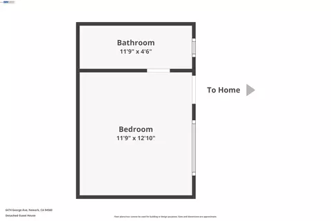 Floorplan - 6474 George Ave, Newark, CA 94560 photo 2 of 3