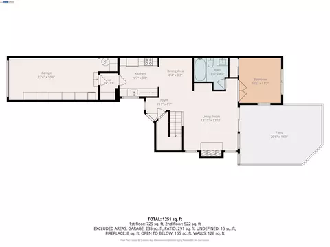 Floorplan - 7722 Chantilly Dr, Dublin, CA 94568 photo 2 of 3