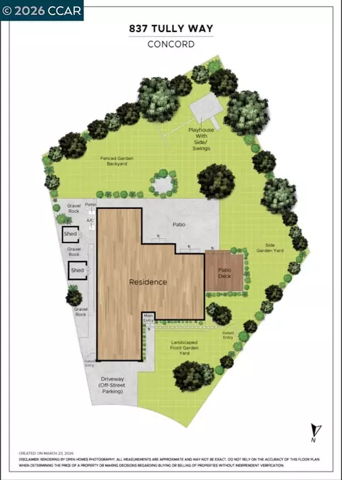 Floorplan - 837 Tully Way, Concord, CA 94518 photo 2 of 2