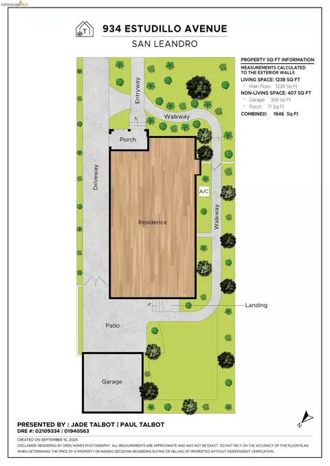 Floorplan - 934 Estudillo Ave, San Leandro, CA 94577 photo 2 of 2