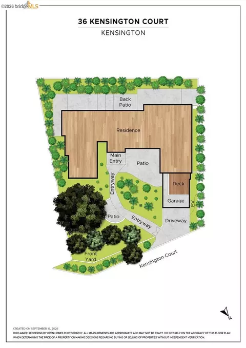 Floorplan - 36 Kensington Ct, Kensington, CA 94707 photo 1 of 1