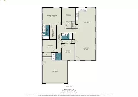 Floorplan - 16 Foreman St, Oakley, CA 94561 photo 1 of 1