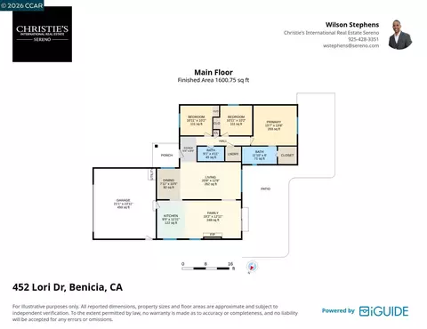 Floorplan - 452 Lori Dr, Benicia, CA 94510 photo 1 of 1