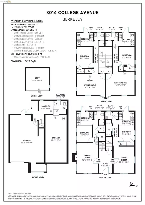 Floorplan - 3014 College Ave, Berkeley, CA 94705 photo 1 of 1