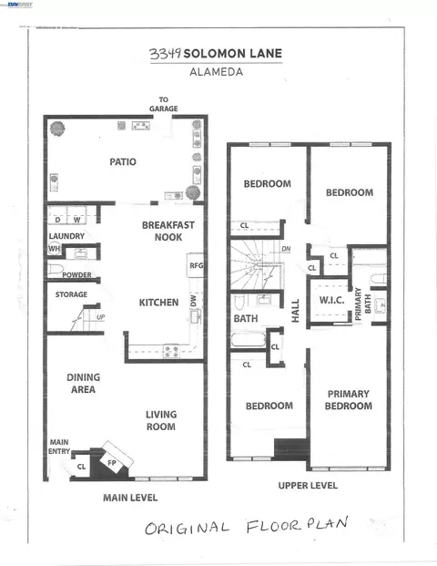 Floorplan - 3349 Solomon Ln, Alameda, CA 94502 photo 1 of 1