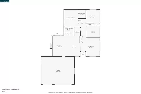 Floorplan - 2279 Cozy Ct, Tracy, CA 95304 photo 1 of 3