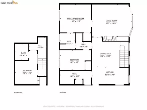 Floorplan - 2307-2309 Prince St, Berkeley, CA 94705 photo 2 of 6
