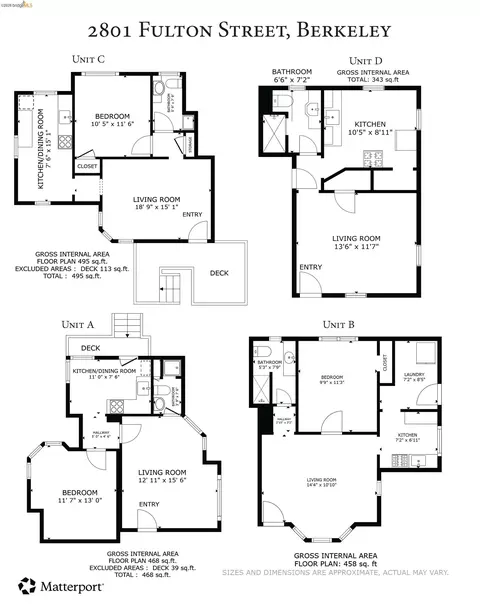 Floorplan - 2801 Fulton St, Berkeley, CA 94705 photo 1 of 1