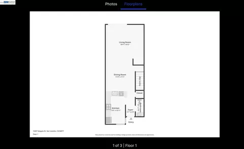 Floorplan - 14407 Seagate Dr, San Leandro, CA 94577 photo 1 of 3