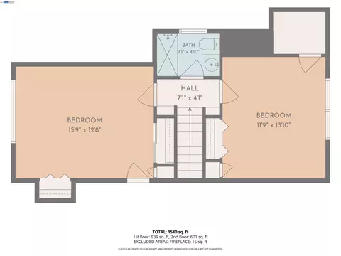 Floorplan - 6137 Bennington Dr, Newark, CA 94560 photo 2 of 3