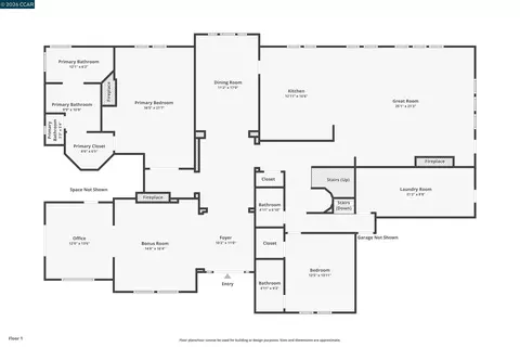 Floorplan - 1 Brooktree Dr, Danville, CA 94506 photo 3 of 4