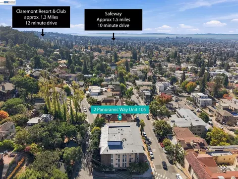 View/Area - 2 Panoramic Way #105, Berkeley, CA 94704 photo 1 of 9
