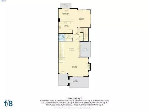 Floorplan - 3538 Capoterra Way, Dublin, CA 94568 photo 5 of 5