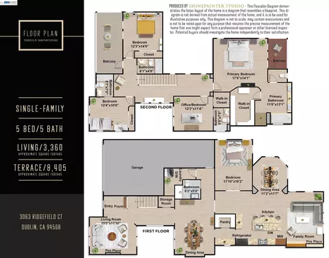 Floorplan - 3063 Ridgefield Ct, Dublin, CA 94568 photo 1 of 1