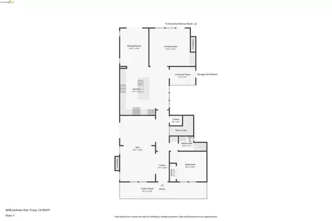 Floorplan - 2698 Jackson Ave, Tracy, CA 95377 photo 2 of 3