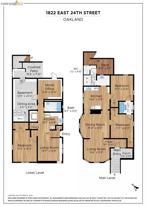 Floorplan - 1824 E 24th St, Oakland, CA 94606 photo 1 of 2