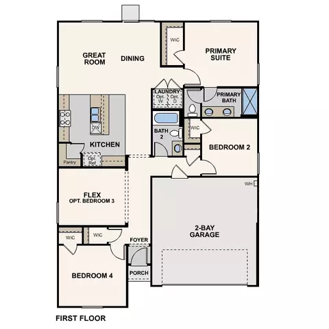 Floorplan - 1863 E Lingo Ave, Reedley, CA 93654 photo 1 of 1
