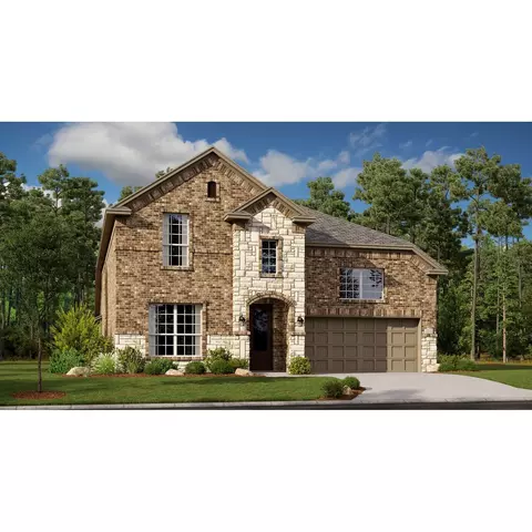 Plan Moonstone W/Media 3-Car Garage - 9749 Little Tree Ln, Fort Worth, TX 76179