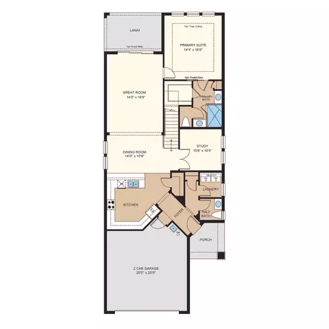 Floorplan - 5244 Kildare Pl, Saint Cloud, FL 34771 photo 1 of 4
