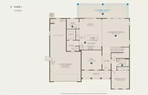 Floorplan - 3439 Onslow St, Manteca, CA 95337 photo 2 of 4